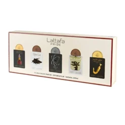 Lattafa Pride Tharwa Silver EDP 20ml + Artisan Ethnique EDP 20ml+ Eternal Oud EDP 20ml + Ishq Al Shuyukh Gold EDP 20ml + Natural Oud EDP 20ml