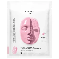 L'biotica Maska kolagenowa z PDRN w mikrokapsułkach Napięcie i Ujędrnienie 1szt.