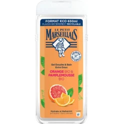 Le Petit Marseillais Żel pod prysznic i do kąpieli Grejpfrut Bio i Pomarańcza Bio 650ml
