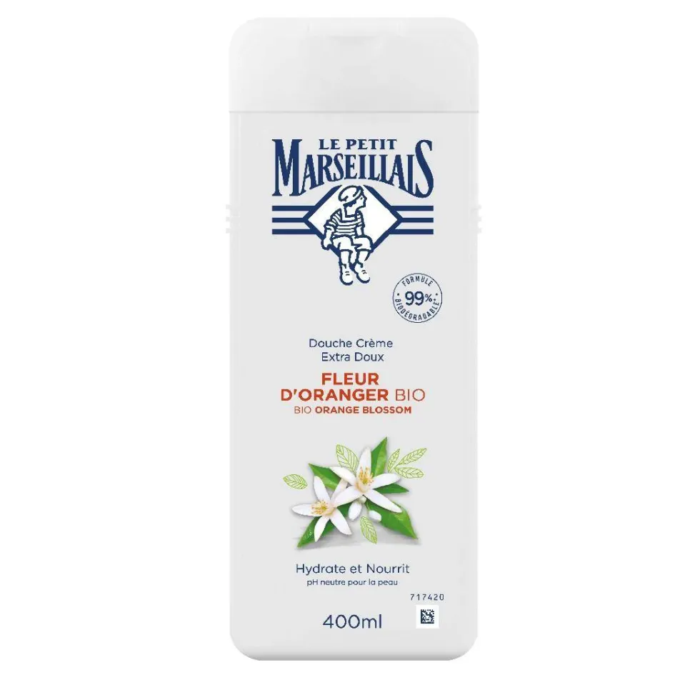 Le Petit Marseillais Żel pod prysznic Kwiat Pomarańczy Bio 400ml