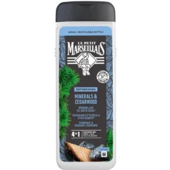 Le Petit Marseillais Żel pod prysznic 4w1 Minerały & Drzewo Cedrowe 400ml