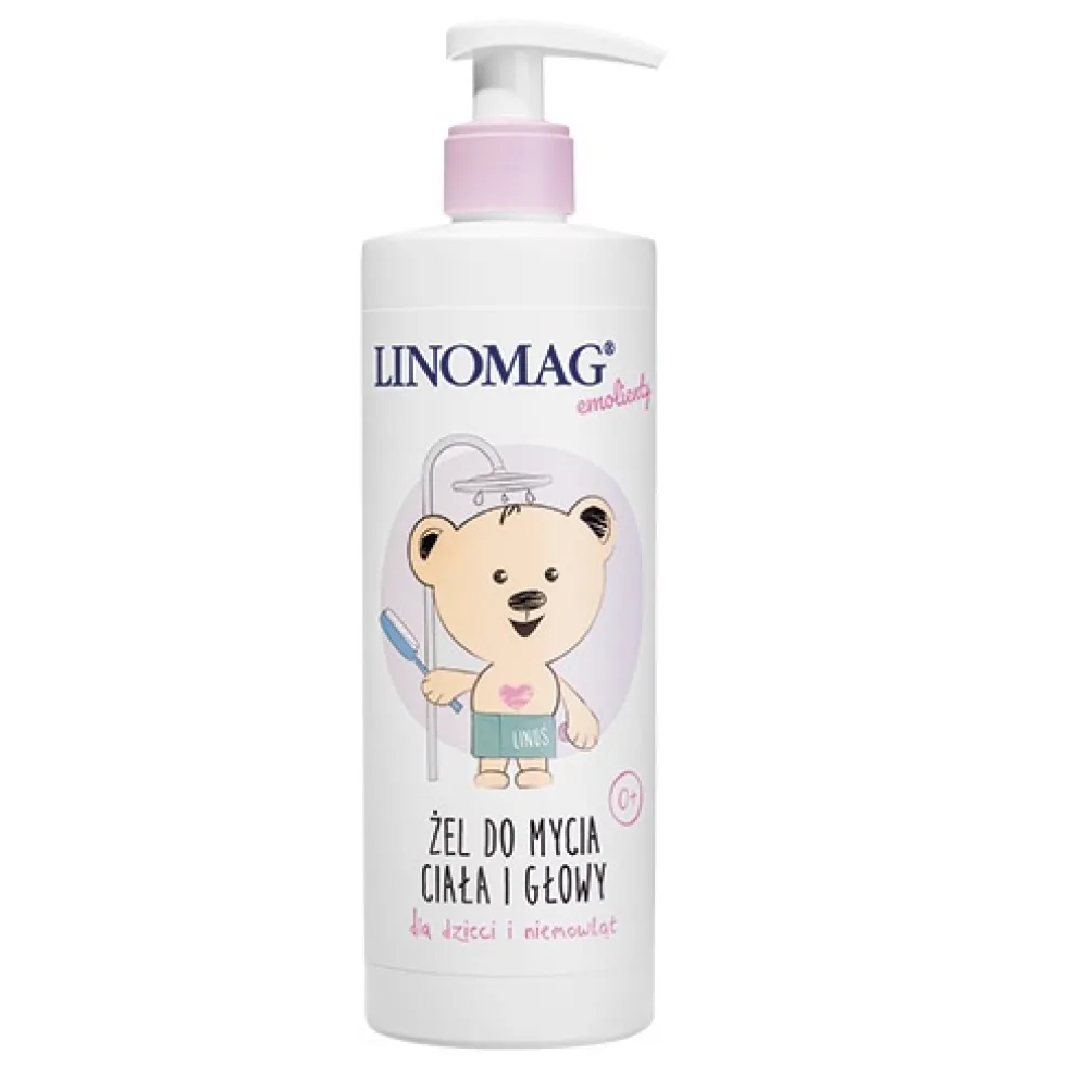 Linomag Żel do mycia ciała i głowy dla dzieci i niemowląt 400ml