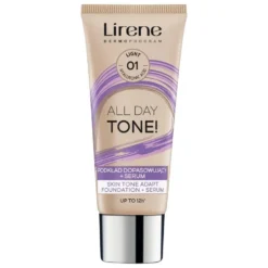 Lirene All Day Tone! podkład dopasowujący + serum 01 Light 30ml