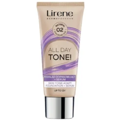 Lirene All Day Tone! podkład dopasowujący + serum 02 Natural 30ml