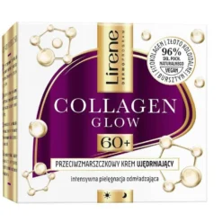 Lirene Collagen Glow przeciwzmarszczkowy krem ujędrniający 60+ 50ml