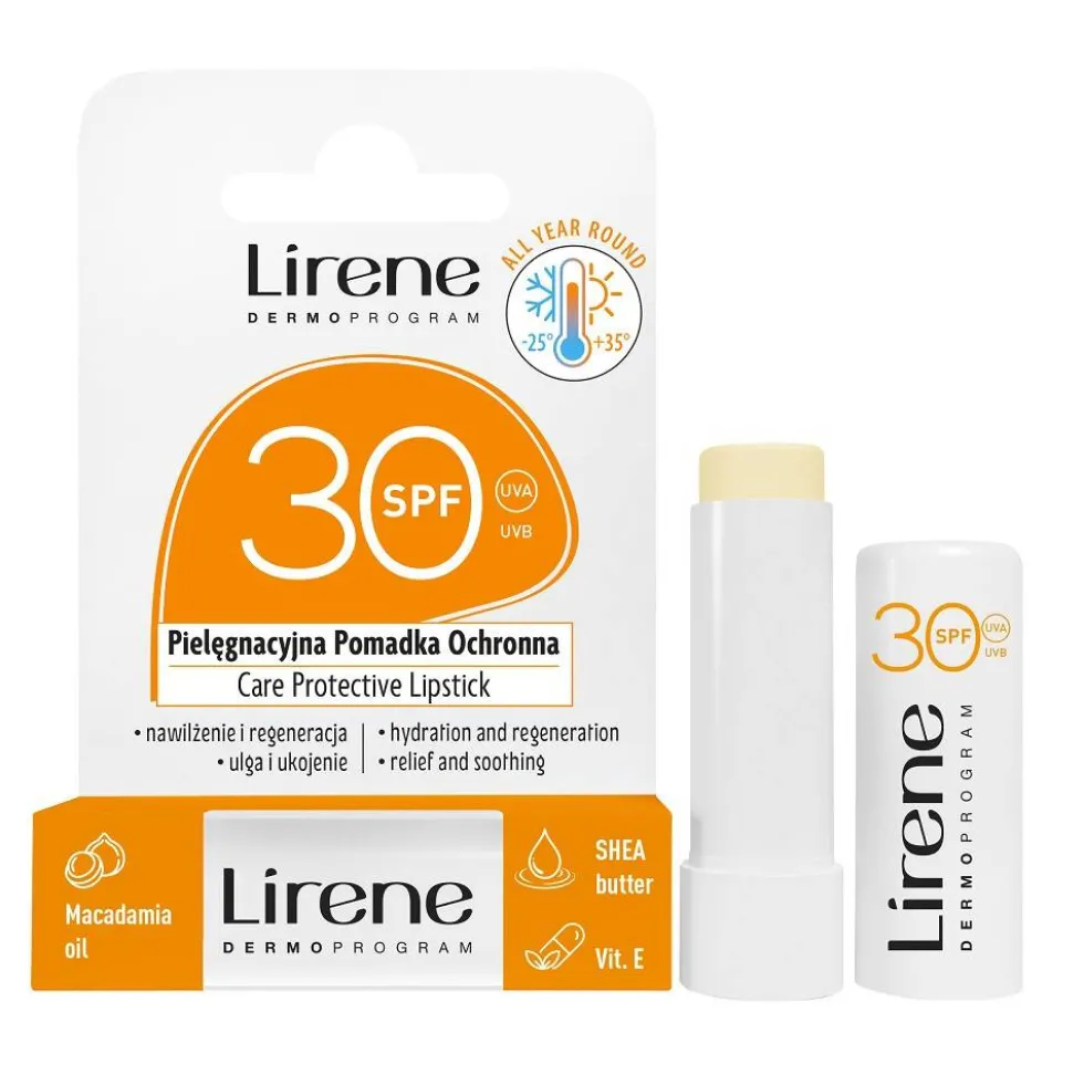 Lirene Pielęgnacyjna pomadka ochronna SPF30 4.6g
