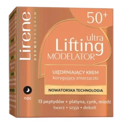 Lirene Ultra Lifting Modelator ujędrniający krem korygujący zmarszczki na noc 50ml