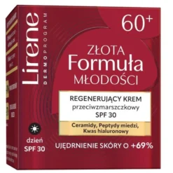 Lirene Złota Formuła Młodości regenerujący krem przeciwzmarszczkowy SPF30 50ml