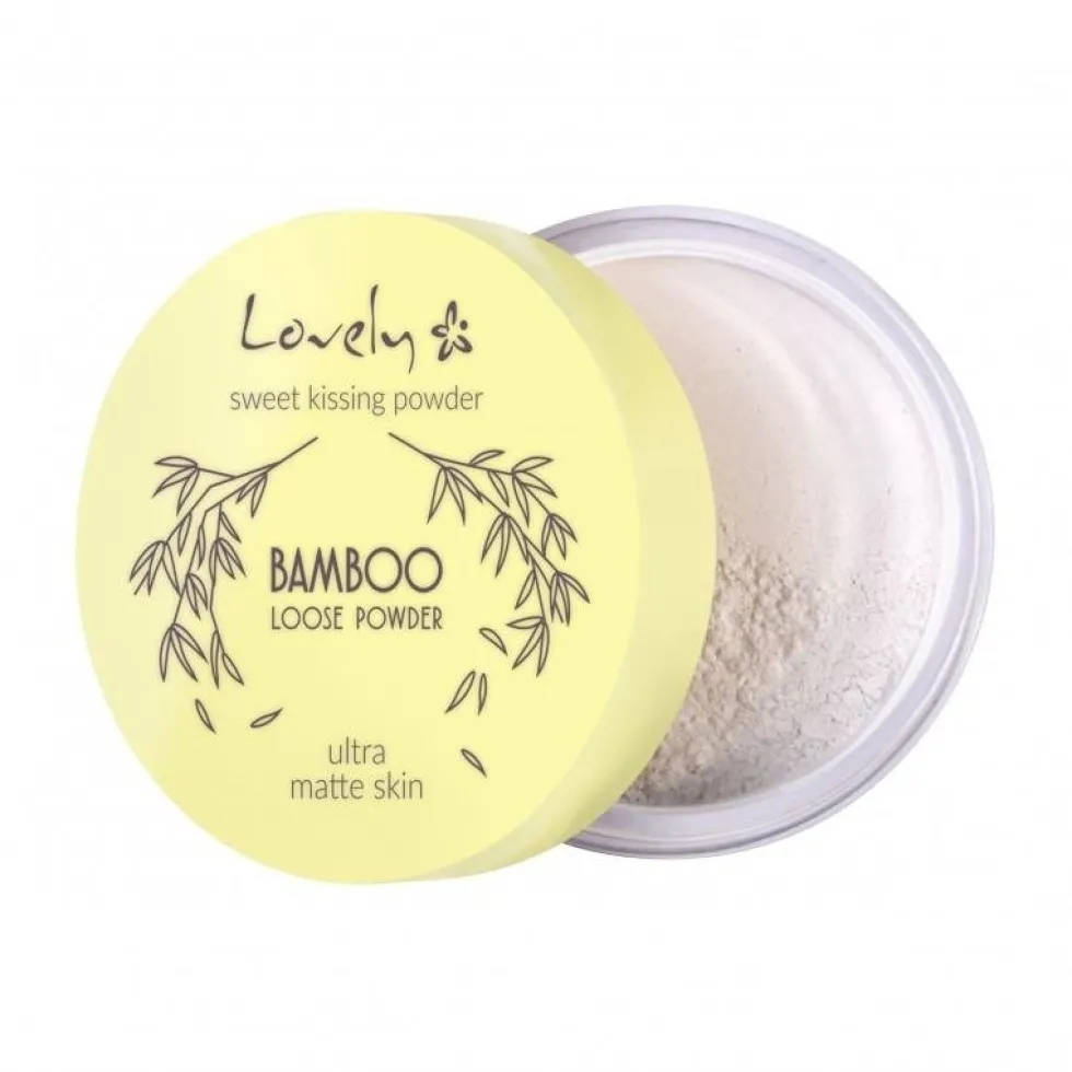 Lovely Bamboo Loose Powder transparentny puder bambusowy do twarzy 5.5g