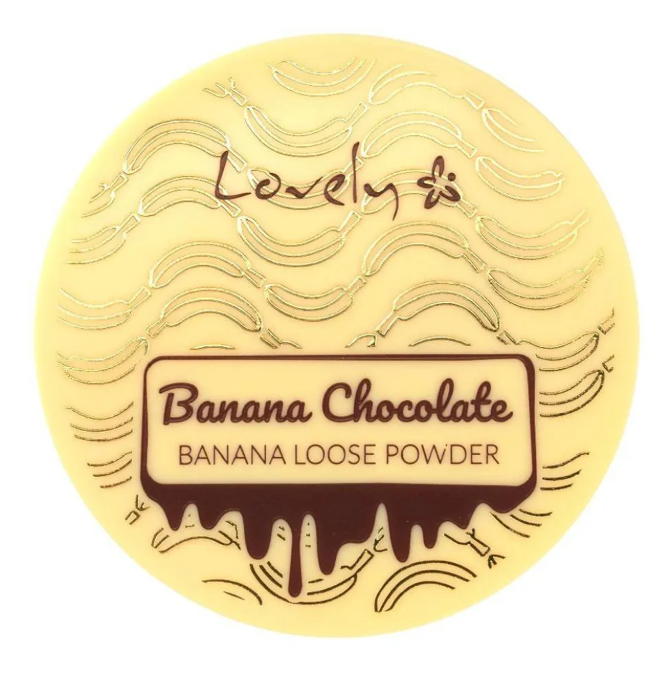Lovely Banana Chocolate Loose Powder bananowo-czekoladowy puder sypki do twarzy 8g