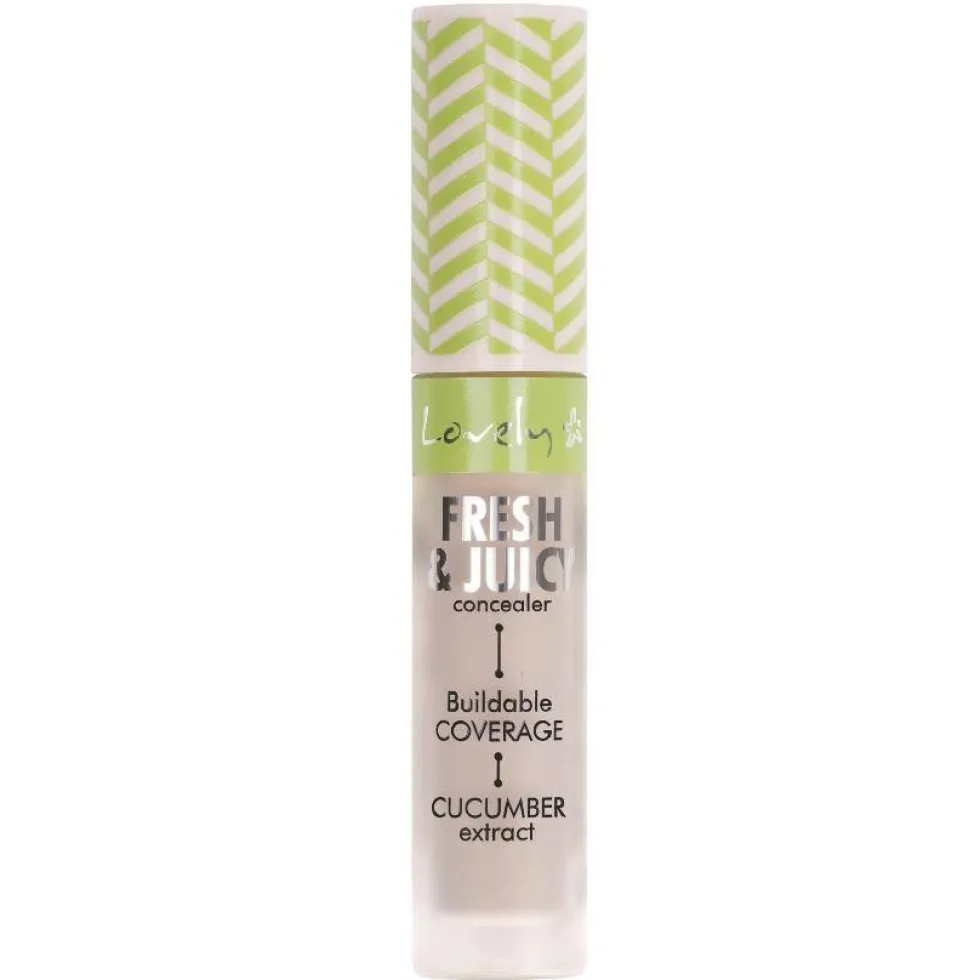 Lovely Fresh & Juicy Concealer rozświetlający korektor do twarzy z ekstraktem z ogórka 2 4.8g