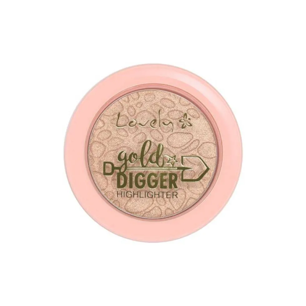 Lovely Gold Digger Highlighter rozświetlacz do twarzy