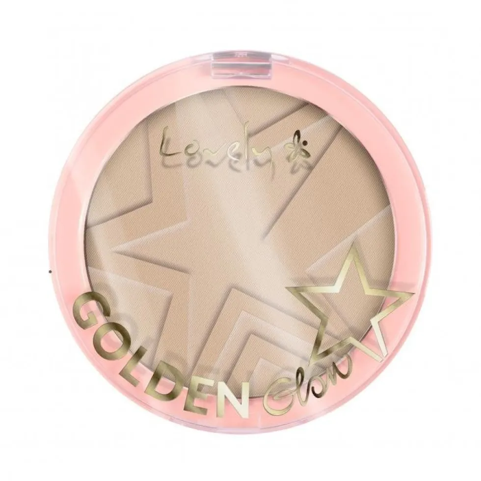 Lovely Golden Glow Powder puder do konturowania twarzy 2 Light Beige 10g