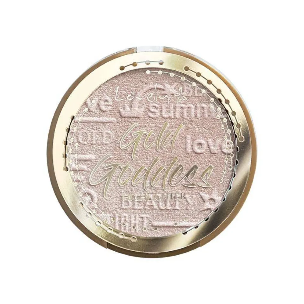 Lovely Gold Goddess Highlighter rozświetlacz do twarzy 01 6g
