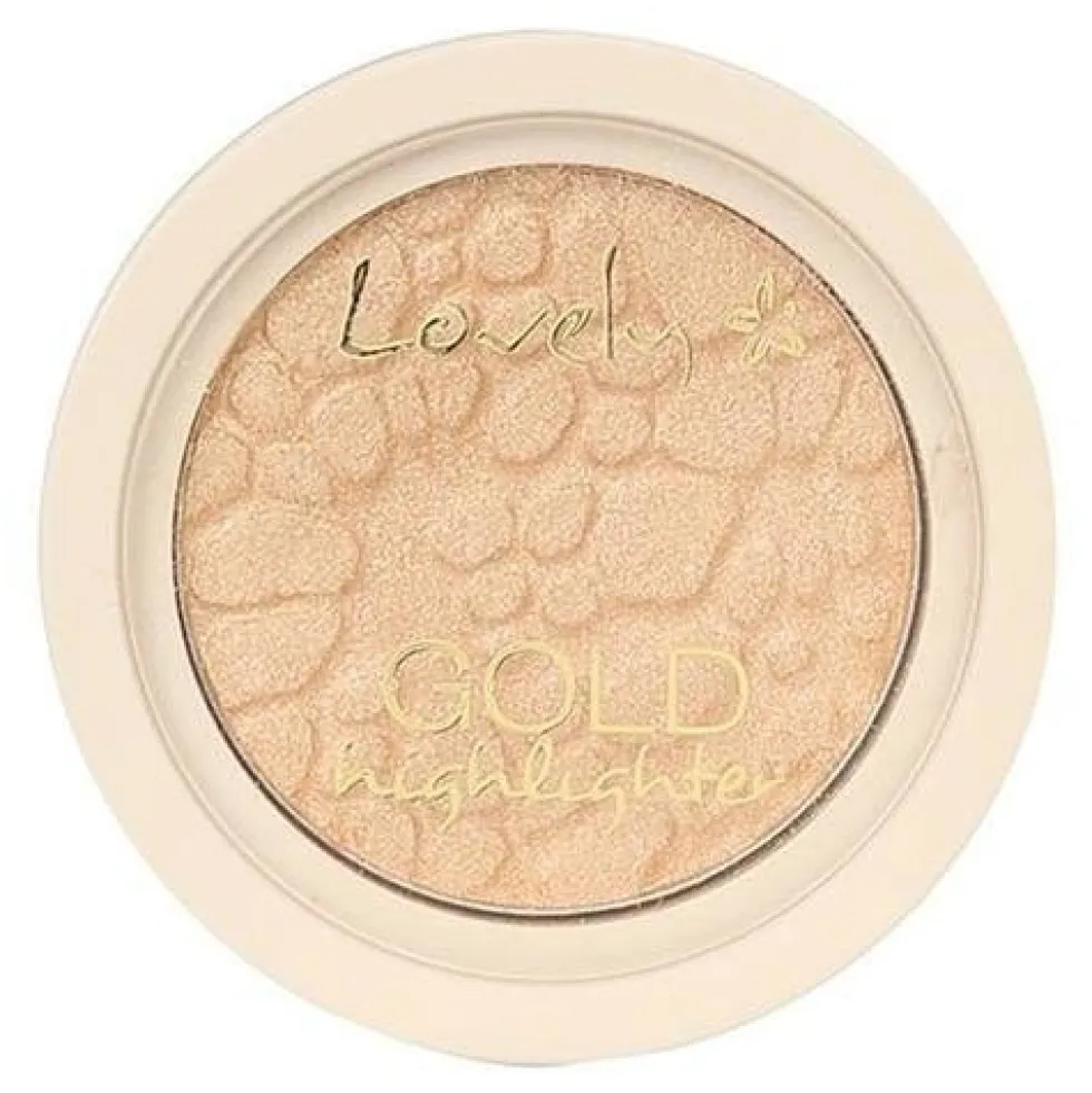 Lovely Gold Highlighter rozświetlacz do twarzy w kamieniu