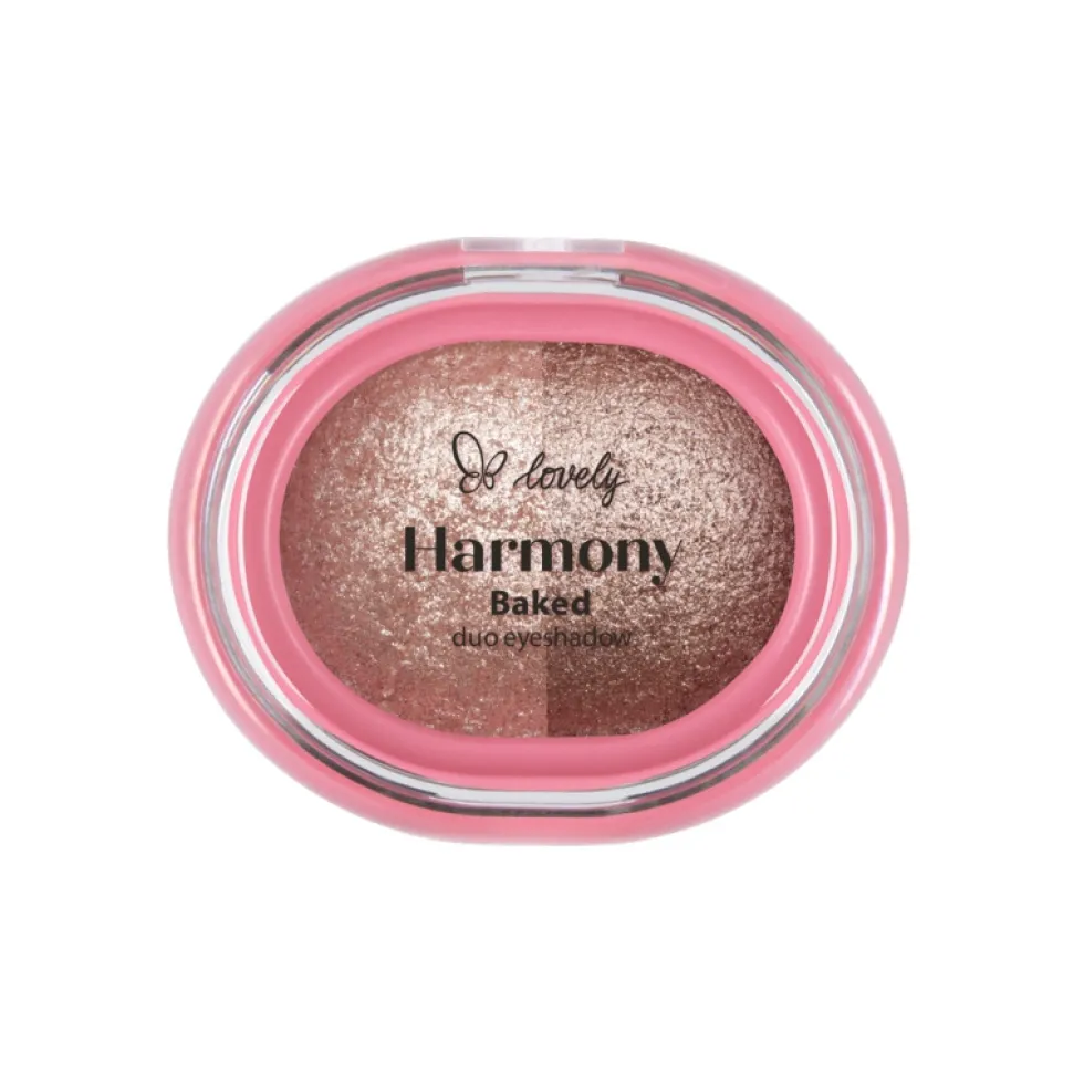 Lovely Harmony Baked Duo Eyeshadow wypiekany cień do powiek 01