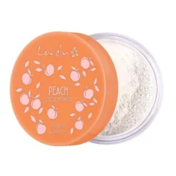 Lovely Peach Loose Powder transparentny puder do twarzy o delikatnym brzoskwiniowym kolorze i zapachu 9g