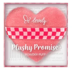 Lovely Plushy Promise puszek do pudru w kształcie serca
