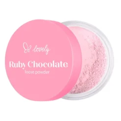 Lovely Ruby Chocolate Loose Powder różowy sypki puder do twarzy 6g
