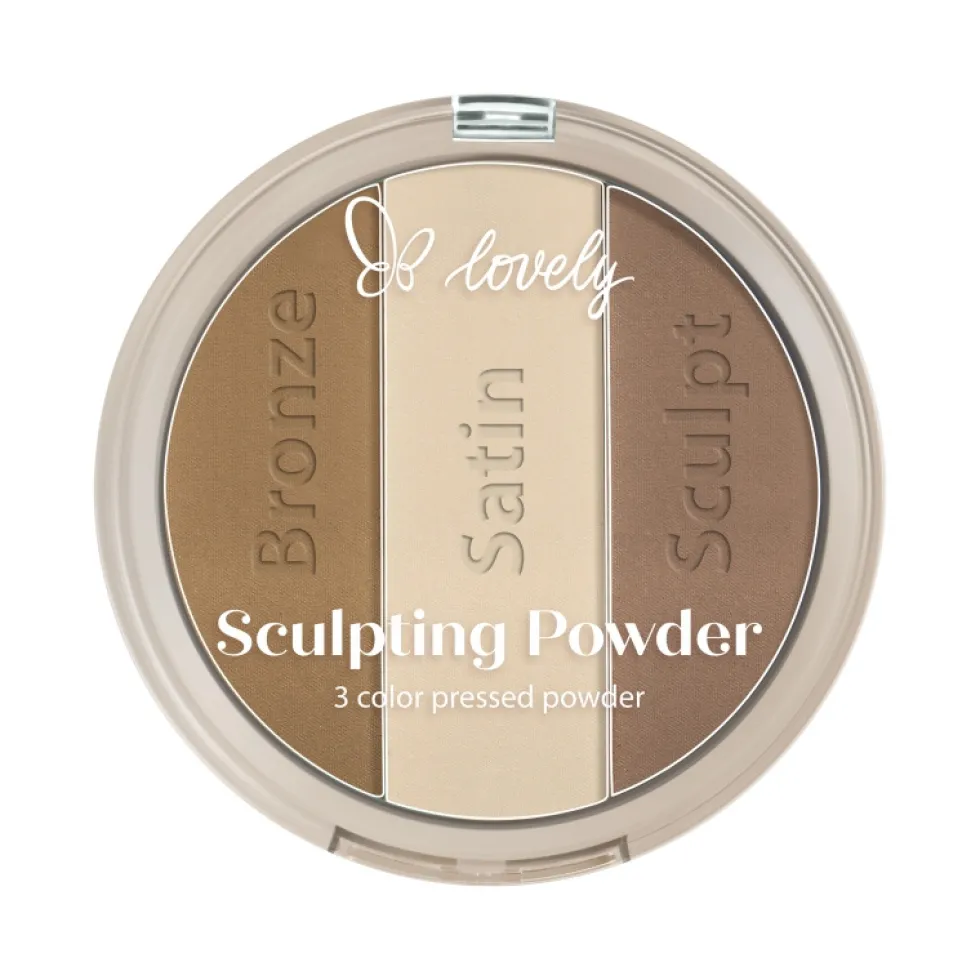 Lovely Sculpting Powder paleta do konturowania twarzy 4 15g