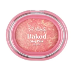 Lovely Stay Pink Baked Blusher wypiekany róż do policzków 04 3.5g