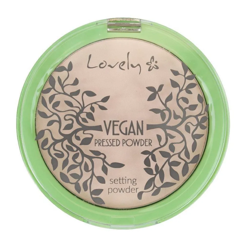 Lovely Vegan Pressed Powder transparentny puder matujący do twarzy 10g