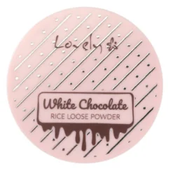 Lovely White Chocolate Loose Powder utrwalający puder ryżowy do twarzy dla każdego typu cery 8g