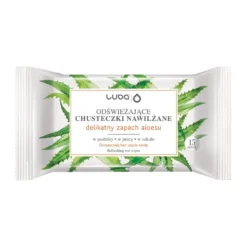 Luba Odświeżające chusteczki nawilżane Aloes 15szt