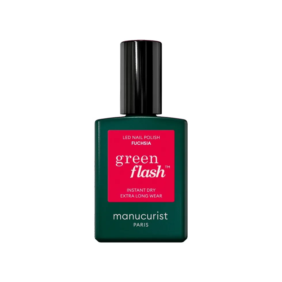 Manucurist Green Flash Nail Polish lakier do paznokci Fuchsia 15ml