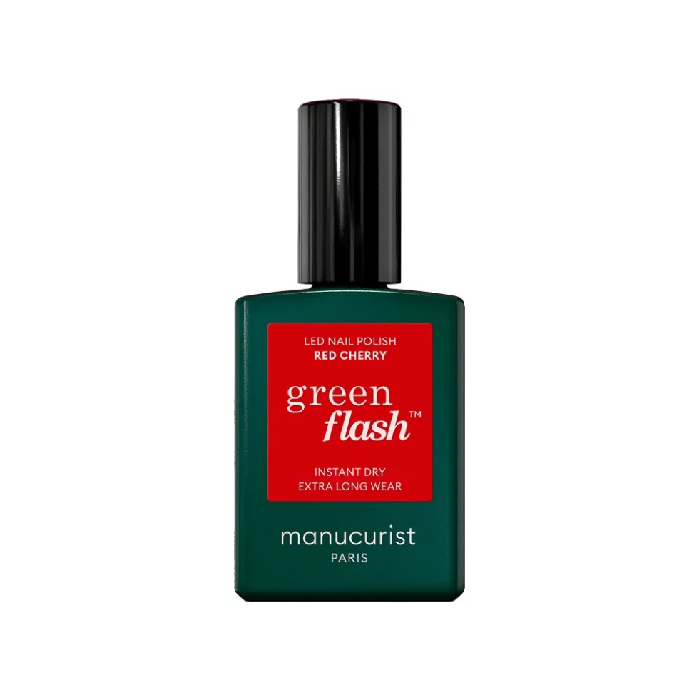 Manucurist Green Flash Nail Polish lakier do paznokci Red Cherry 15ml