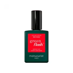 Manucurist Green Flash Nail Polish lakier do paznokci Red Coral 15ml