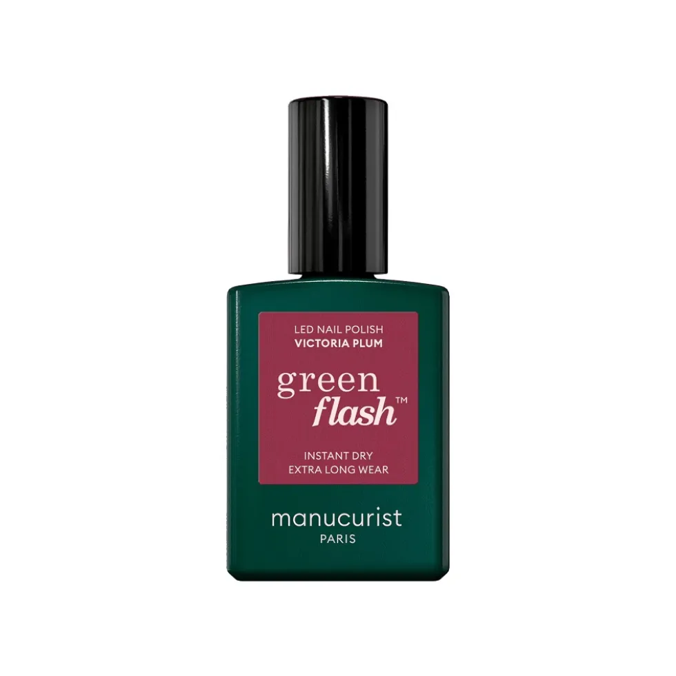 Manucurist Green Flash Nail Polish lakier do paznokci Victoria Plum 15ml