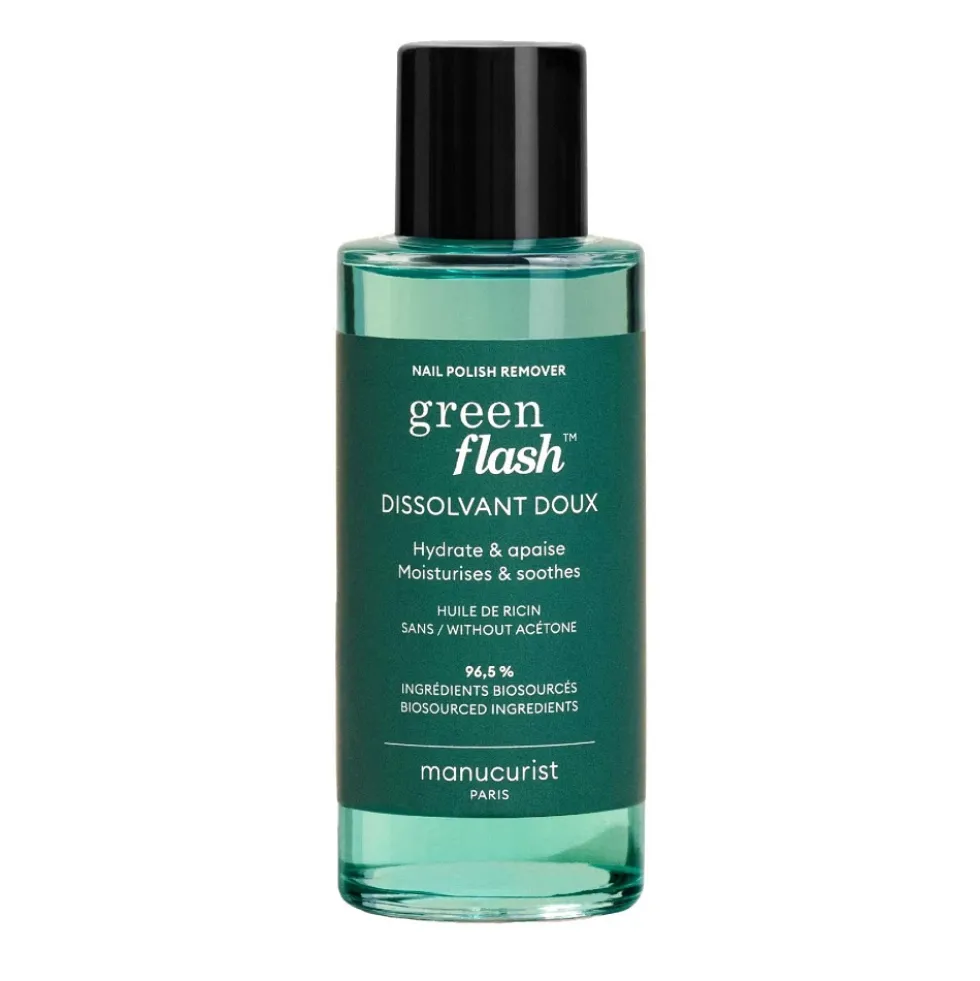 Manucurist Green Flash Nail Polish Remover bezacetonowy zmywacz do paznokci 100ml