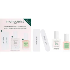 Manucurist 3-Step Repairing Care Routine zestaw do pielęgnacji zniszczonych i osłabionych paznokci