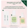 Manucurist 3-Step Strengthening Care Routine zestaw do pielęgnacji miękkich i zniszczonych paznokci