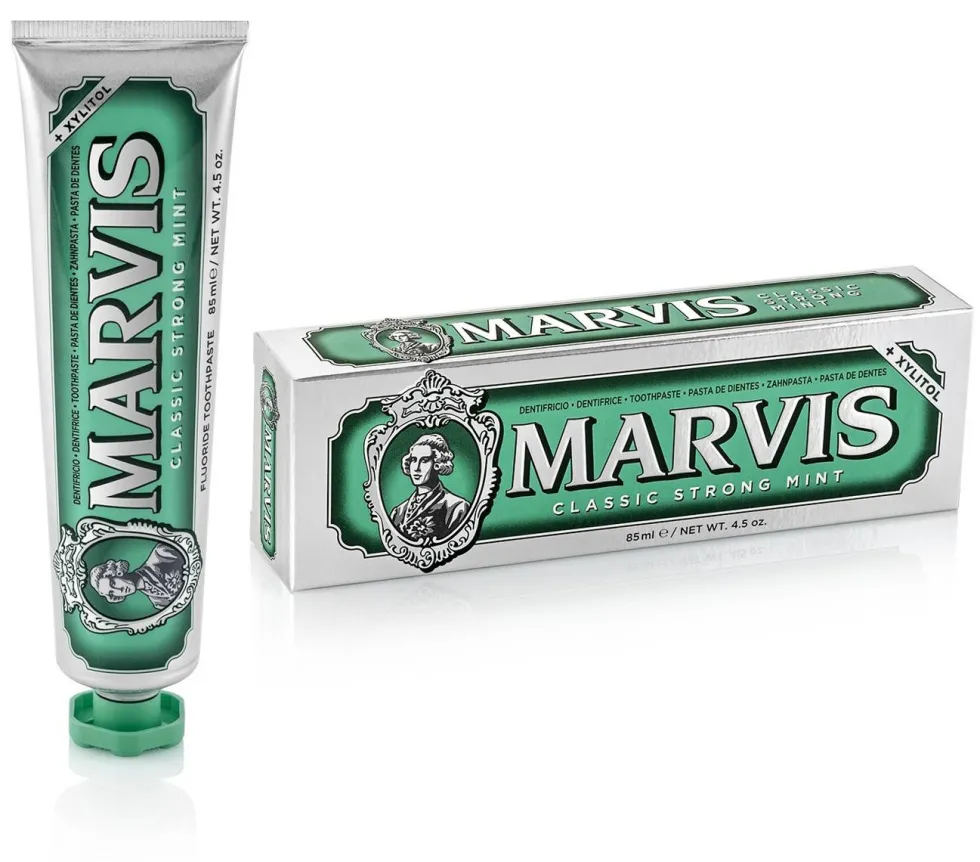 MARVIS Fluoride Toothpaste odświeżająca pasta do zębów z fluorem Classic Strong Mint 85ml