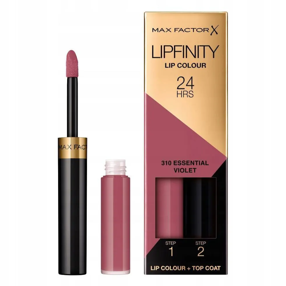 Max Factor Lipfinity Lip Colour dwufazowa pomadka w płynie o długotrwałym efekcie 310 Essential Violet