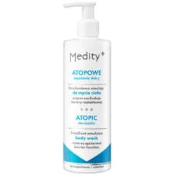 Medity+ Atopowe Zapalenie Skóry emolientowa emulsja do mycia ciała 200ml