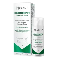 Medity+ Łojotokowe Zapalenie Skóry specjalistyczny krem do twarzy i skóry głowy 50ml