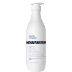 Milk Shake Silver Shine Light Shampoo szampon redukujący żółte refleksy do włosów siwych i rozjaśnianych 1000ml