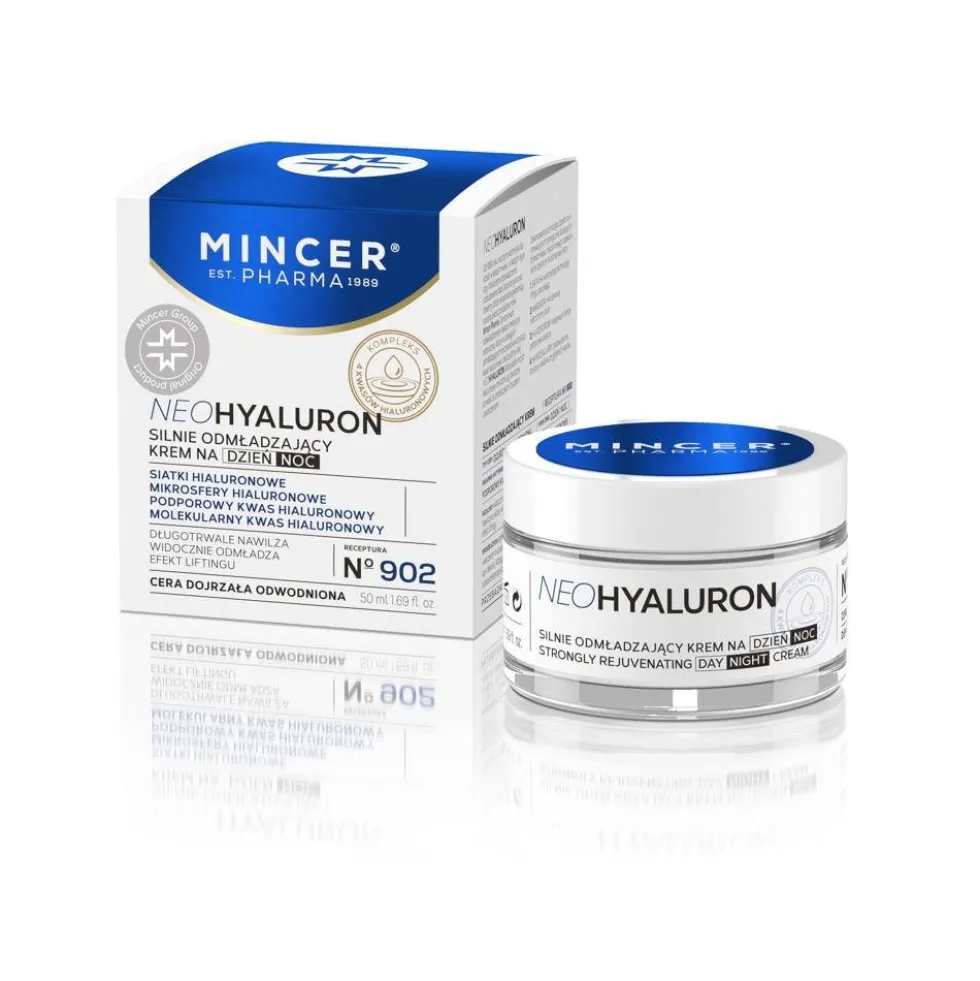 Mincer Pharma NeoHyaluron silnie odmładzający krem na dzień i na noc No.902 50ml