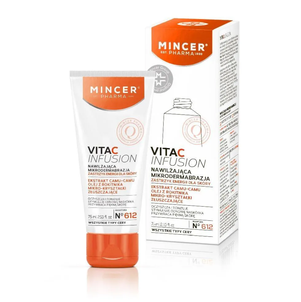 Mincer Pharma Vita C Infusion nawilżająca mikrodermabrazja No.612 75ml