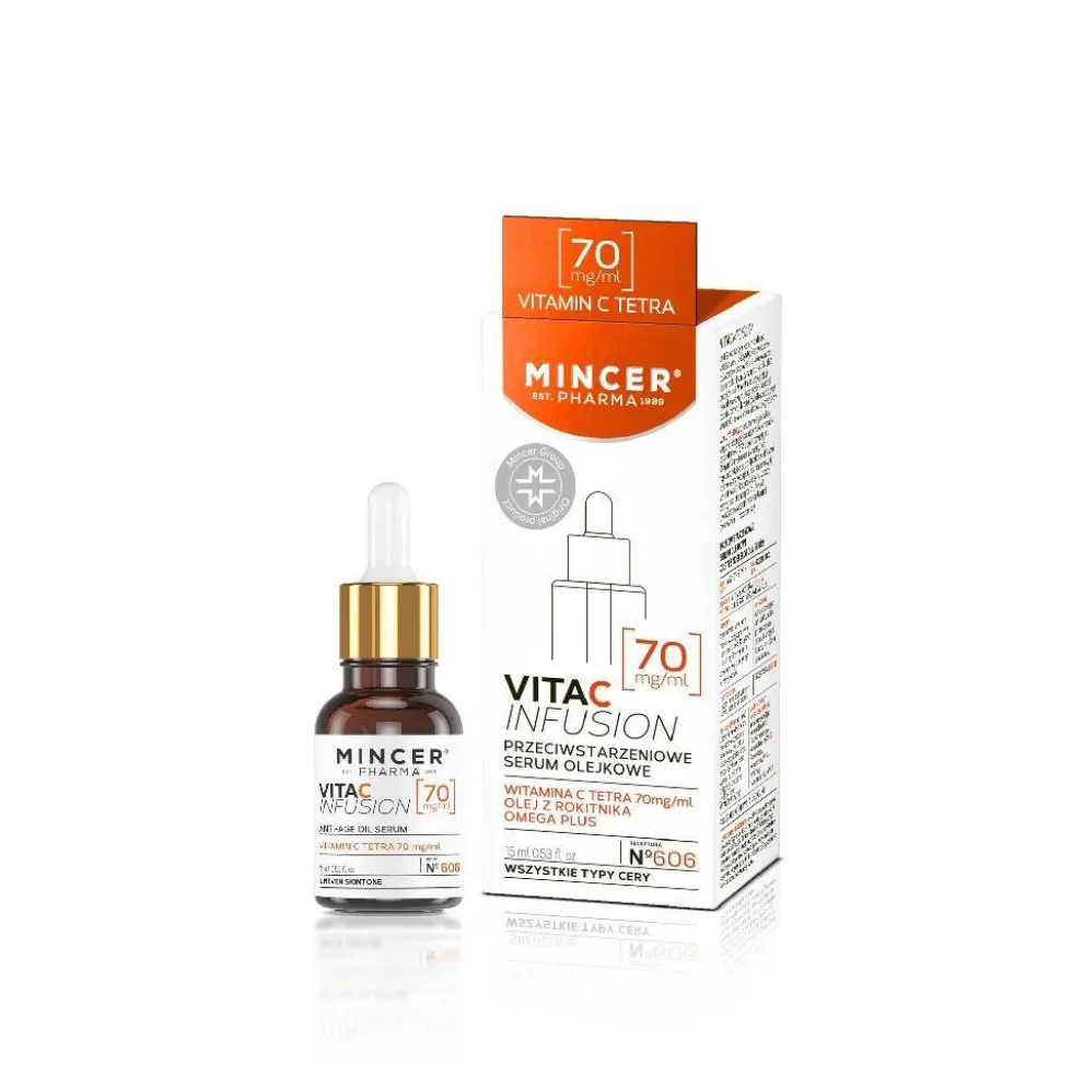 Mincer Pharma Vita C Infusion przeciwstarzeniowe serum olejkowe No.606 15ml