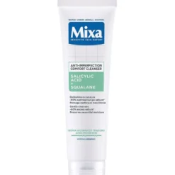MIXA Comfort Cleanser żel oczyszczający do twarzy przeciw niedoskonałościom Kwas salicylowy + Skwalan 150ml