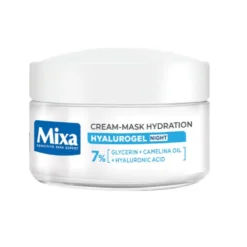 MIXA Hyalurogel Noc nawilżający krem-maska nocna odbudowa 50ml