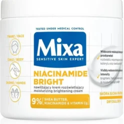 MIXA Niacinamide Bright nawilżający krem rozświetlający 400ml