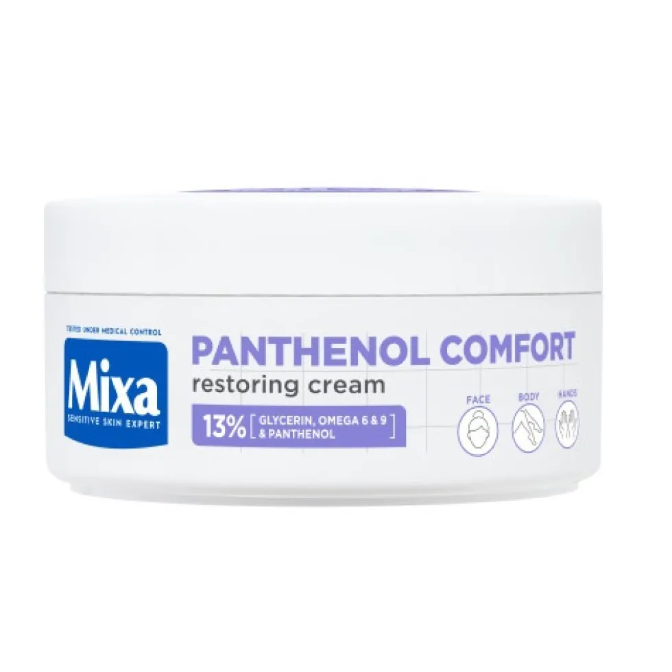 MIXA Panthenol Comfort kojący krem ochronny do twarzy dłoni i ciała 150ml
