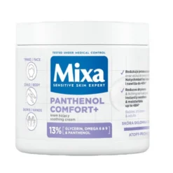 MIXA Panthenol Comfort+ kojący krem ochronny do twarzy dłoni i ciała 400ml