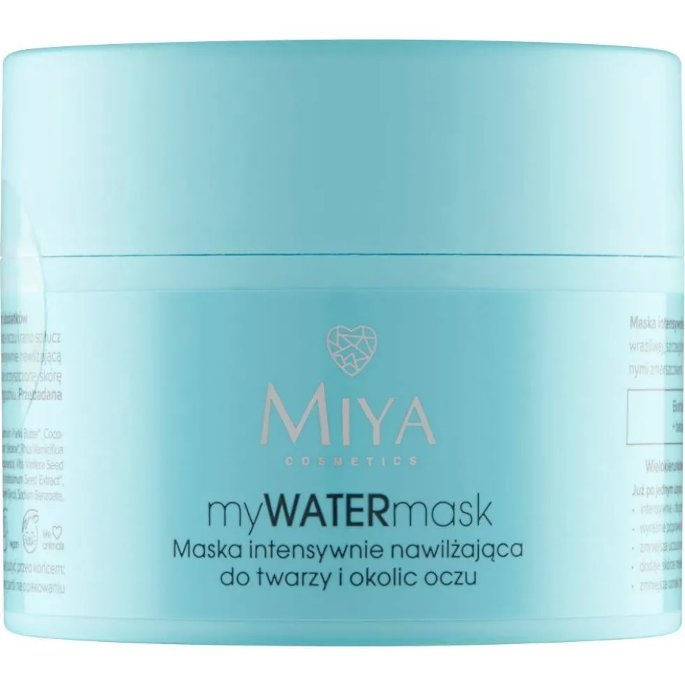 Miya Cosmetics MyWATERmask maska intensywnie nawilżająca do twarzy i okolic oczu 50ml