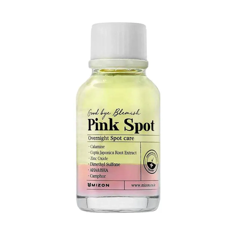Mizon Goodbye Blemish Pink Spot serum z pudrem do stosowania miejscowego przeciw trądzikowi 19ml